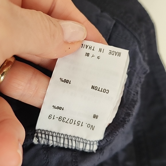 Yacco Maricard Lagenlook Cozy Chic Navy Cotton Spring Jacket Oversized OS (b36) - Picture 6 of 8